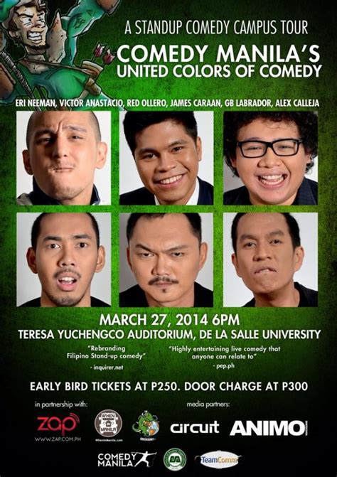 Comedy Manila's United Colors of Comedy: Changing  .